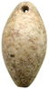 3 5/16" Perforated Charmstone. Tulare Lake area, CA.