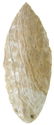 3 5/16" Teardrop Blade. Calaveras Co, CA. Very thin, - 2