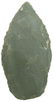 2 5/16" Cottonwood Leaf. Tulare Co, CA. Green