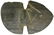 4 2/1" Double Notched Winged Bannerstone. OH. Slate. - 2