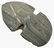4 2/1" Double Notched Winged Bannerstone. OH. Slate. - 3