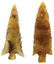 Two very fine Bohman Points. G10 's. Earl Townsend