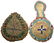 Two Beaded Leather Coin Purses. Earl Townsend