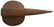 3 1/8" Historic Disk Pipe. Catlinite. Very good - 2