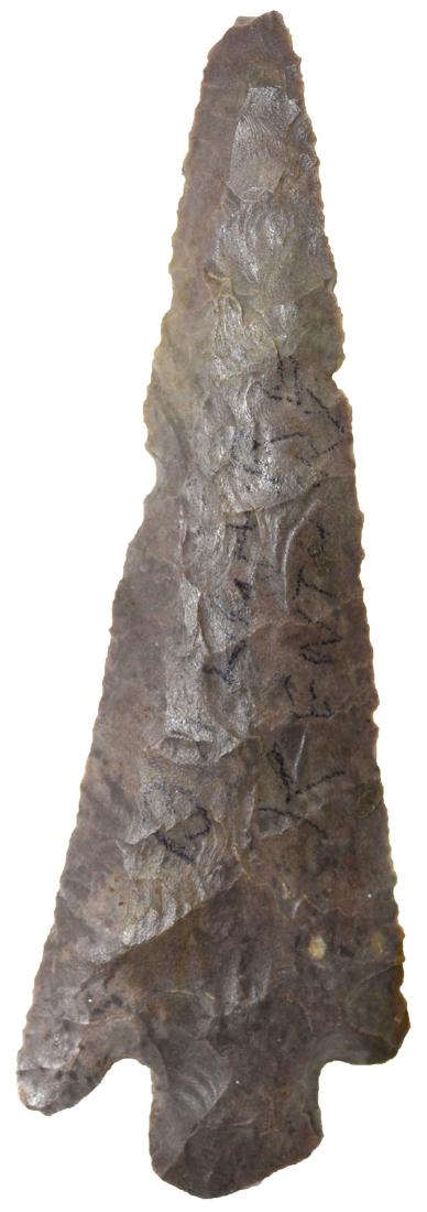 5 3/8" Lost Lake.  KY.  Some dings.  Hornstone. (1 of 2)