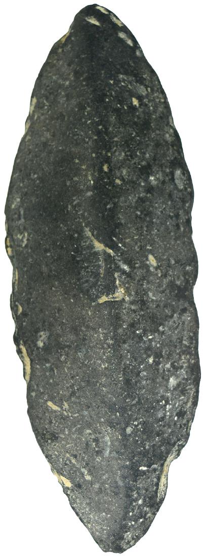 Rare 5 3/8"  Slate Bi-Pointed Blade. Davis COA.  Clark (1 of 3)