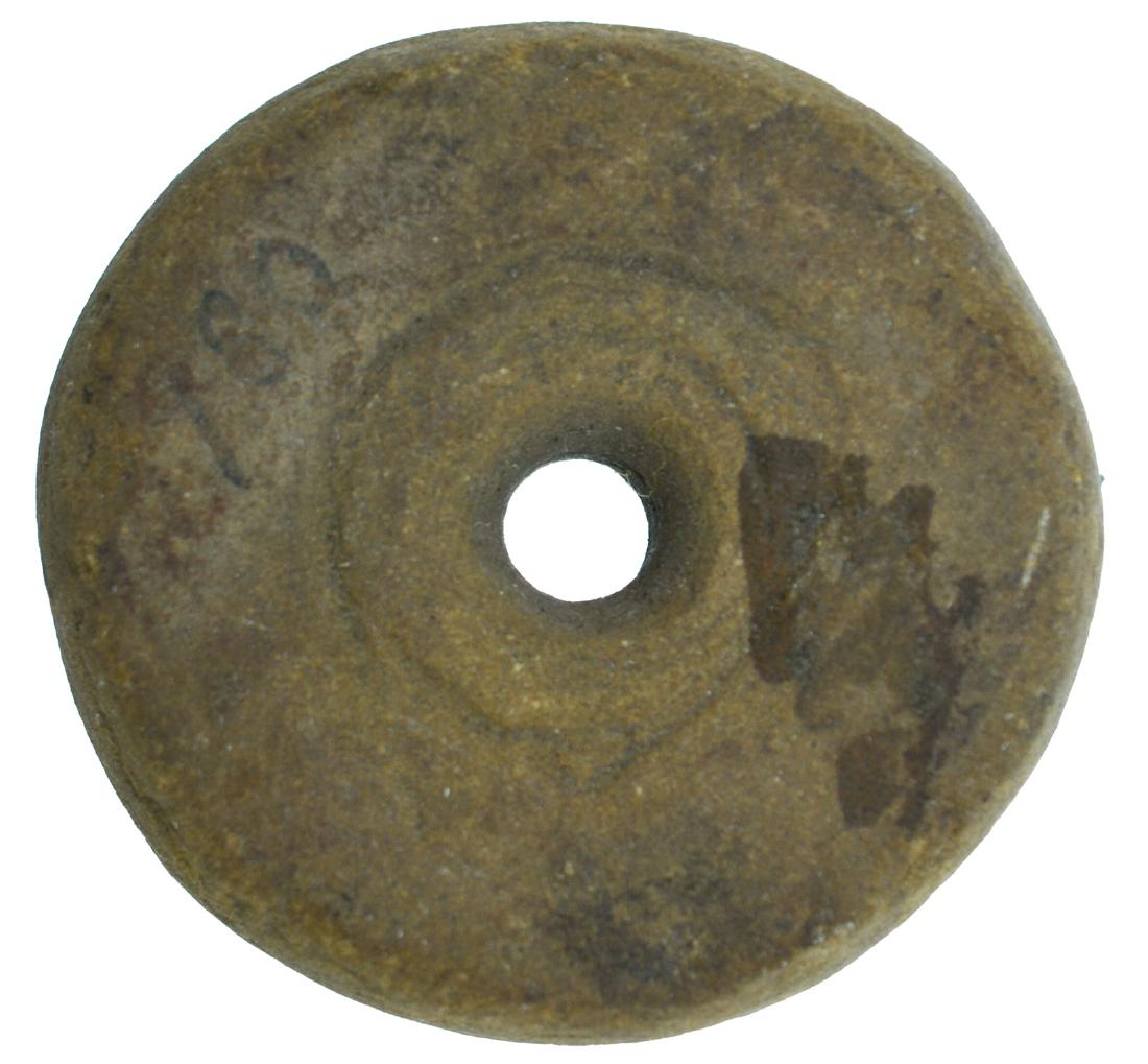 Townsend 1 5/8" Engraved Ft. Ancient Discoidal. (1 of 2)