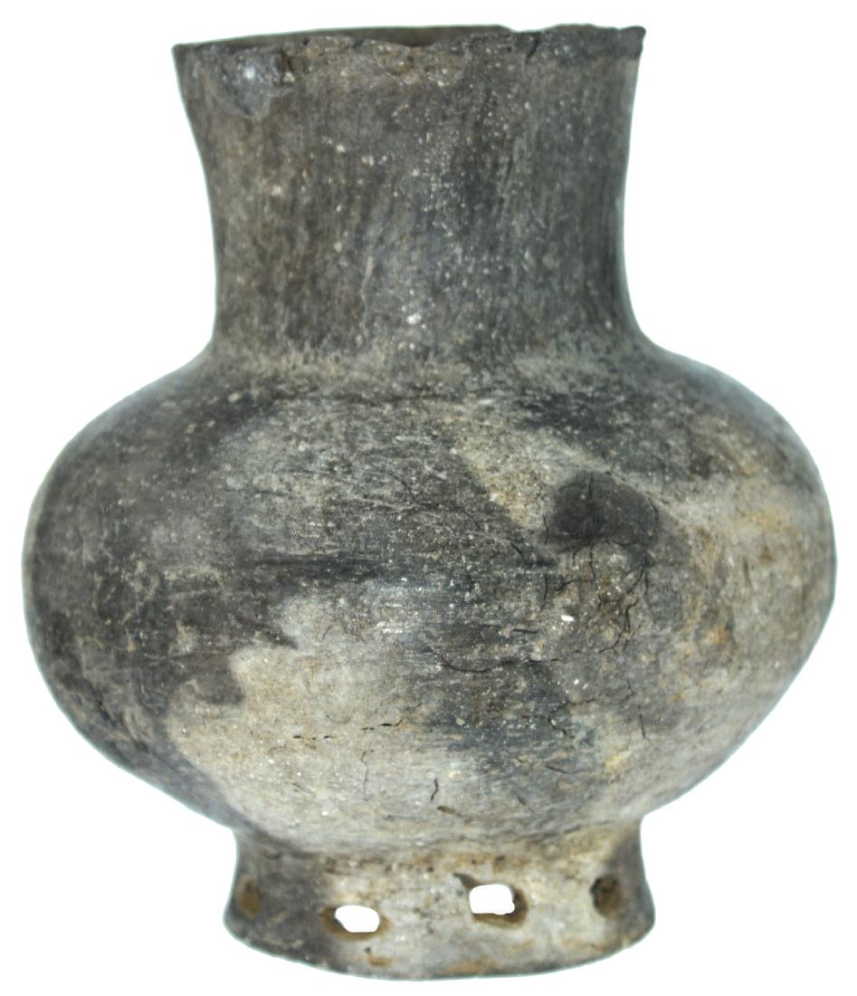 6" H. Pedestal Bottle.  MO.   Ex-Kevin Pipes, Tom Davis (1 of 4)