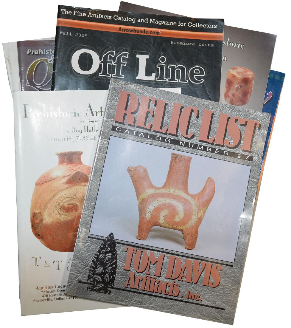 Group of 56 various auction catalogs, artifact catalogs (1 of 1)