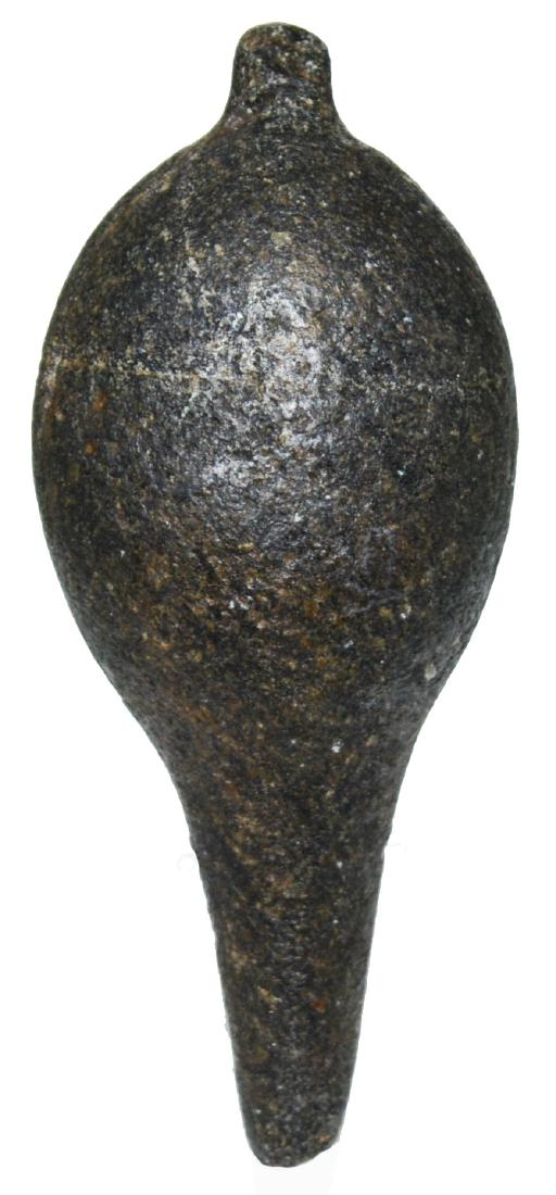 4 3/8" Effigy Charmstone.  Tulare Co, CA.  Graceful (1 of 3)