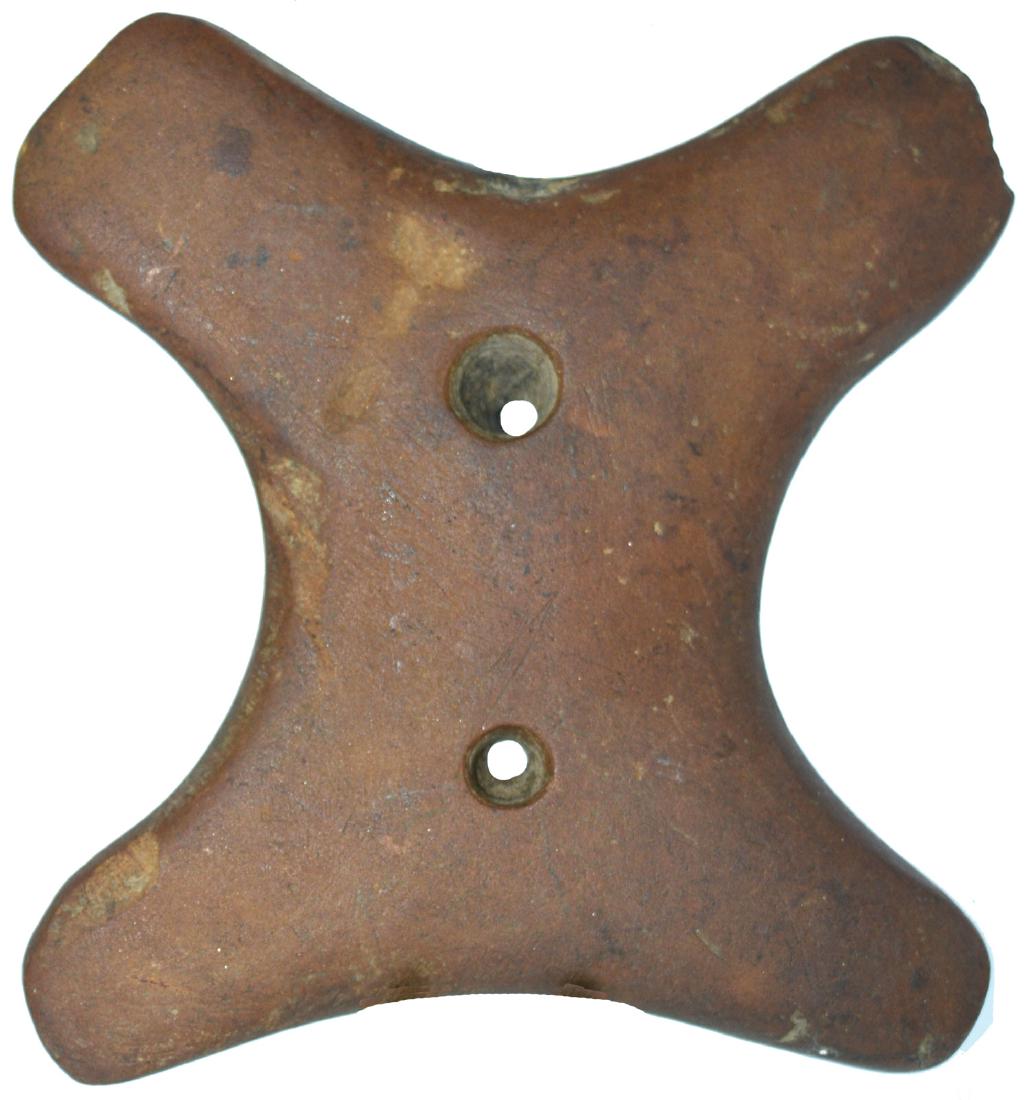 Bill Teill's Hopewell Reel Gorget.   Ex-Dr. Copeland (1 of 5)