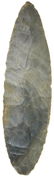 5 3/4" Hornstone Bi-Point Adena Blade. Meade Co, KY.