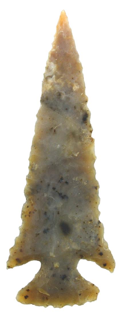 2 1/4" Scallorn.  OK.  Spotted Edwards.  G10.  Ex-Earl (1 of 2)