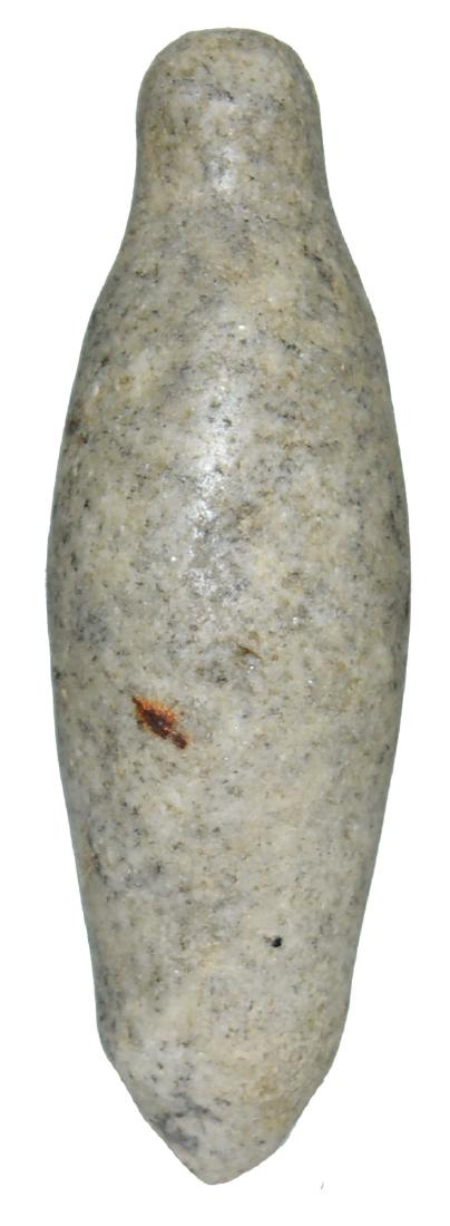 4 11/16" Phallic Charmstone.  Kings Co, CA.  Quartz. (1 of 2)