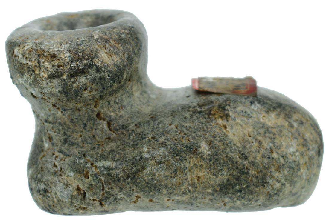 2 1/2" Flared Rim Pipe.  Mason Co, WV.  Steatite,  good (1 of 6)