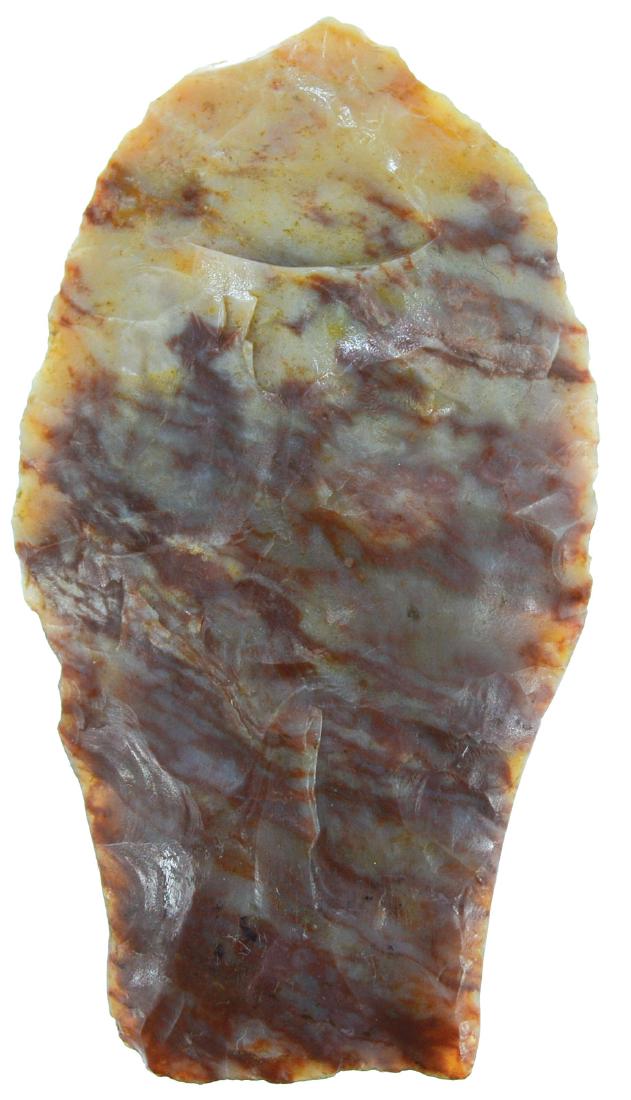 2 1/8" Hell Gap.  Osage Co, OK.  Alibates.  Nice (1 of 2)