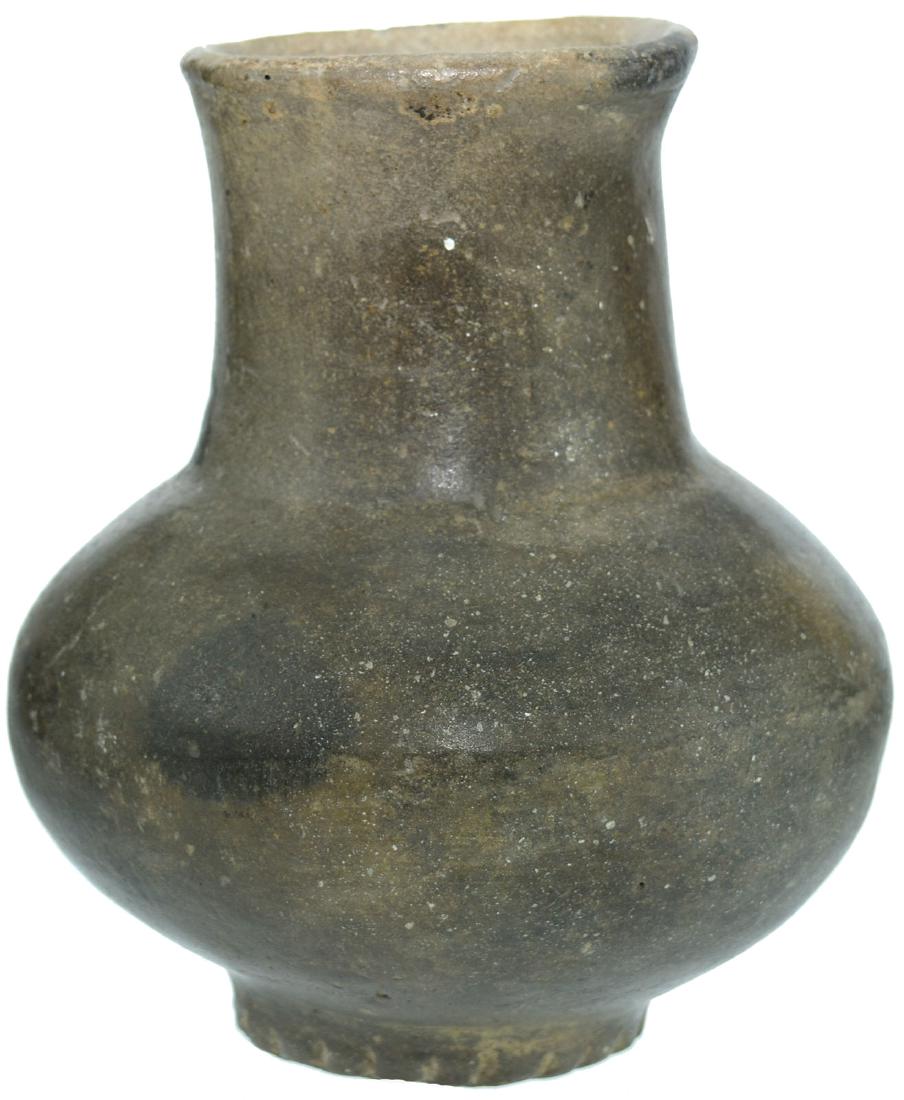 6 1/4" H.  Bell Plain Jar with Pie Crust Base.  Ex- Roy (1 of 5)