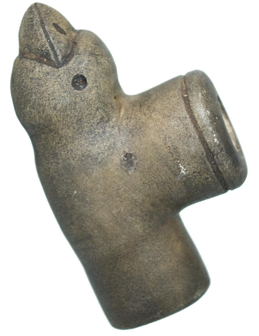 3 1/2" Historic Parakeet Pipe.  Southeastern US. (1 of 2)