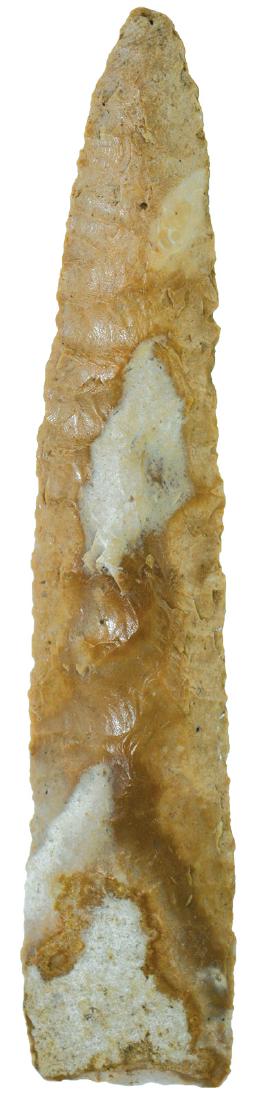 Fine 5 1/2" Paleo Knife.  Rogers COA.  Kay Co, OK.  FB (1 of 3)