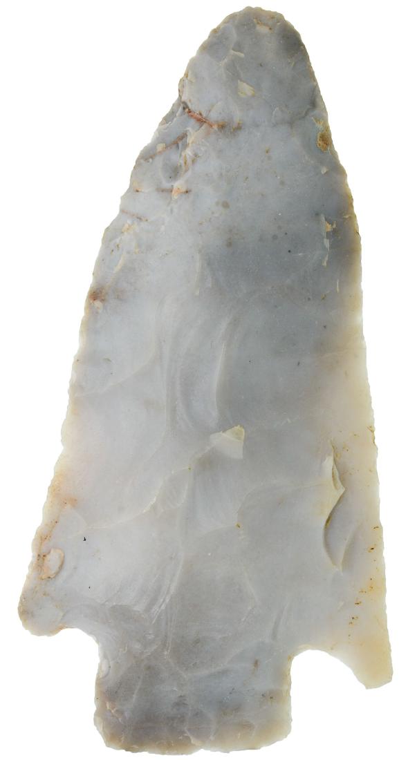 4 3/4" Hardin. Howard Co, AR. Rogers COA.: 4 3/4" Hardin. Howard Co, AR. Novaculite. Ex-Rick Stevens, Judge Lemley. Rogers COA
