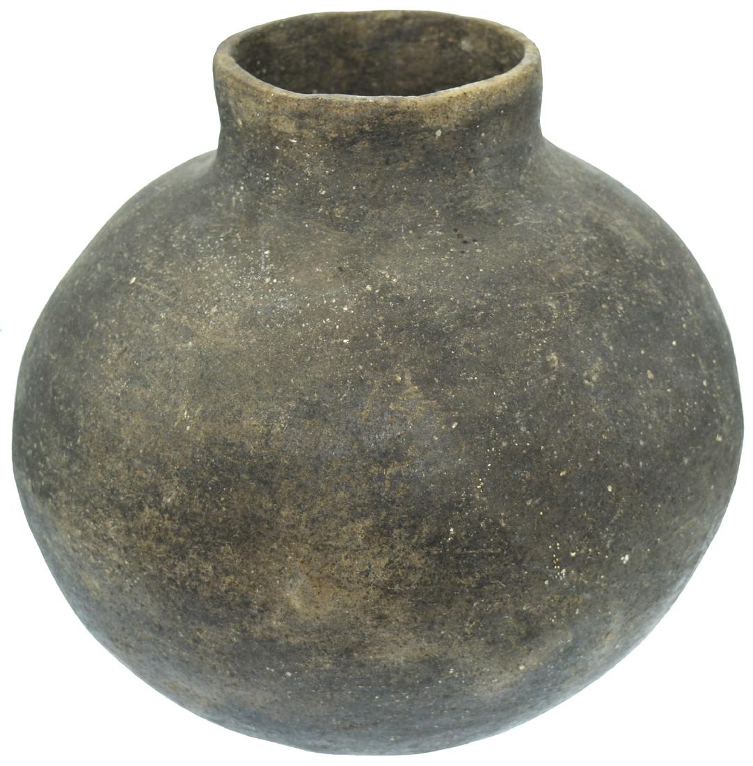 7 1/4" H.  Bell Plain Bowl.  Missouri.  Appears solid. (1 of 2)