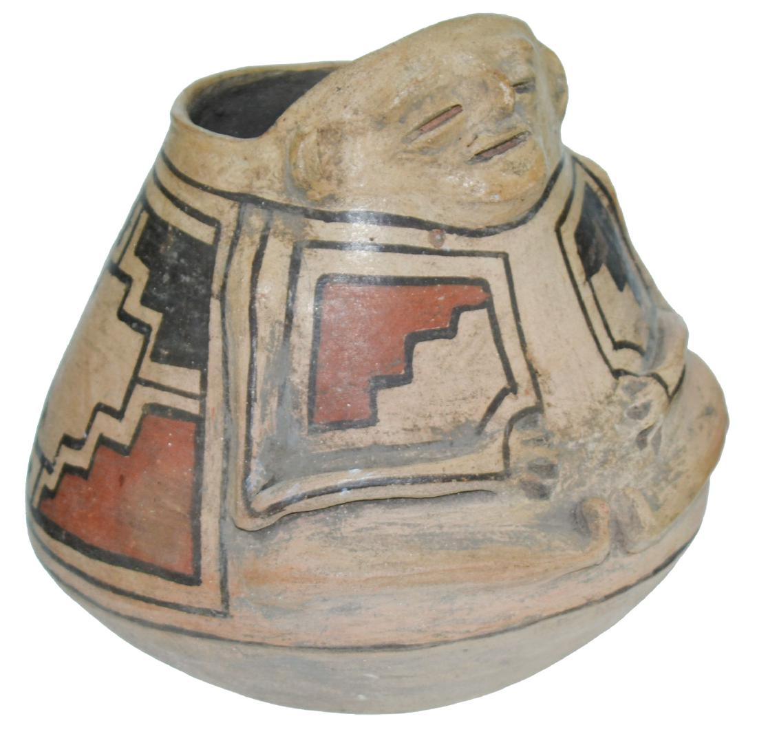 7" H. Casas Grande Human Effigy Olla.  Early 1900's. (1 of 5)