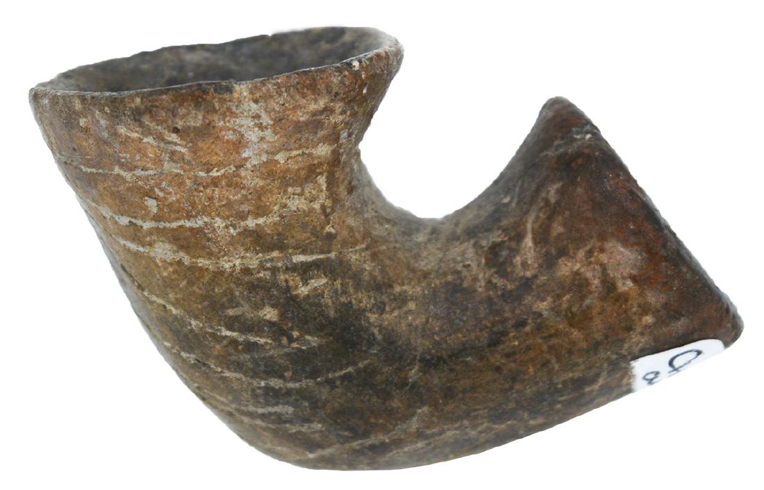 2 7/16" Engraved Clay Pipe.  Crittenden Co, AR.  Fine (1 of 4)