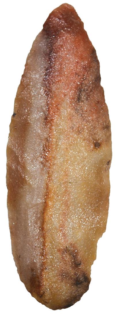 Large and colorful 7" Paleo Biface Blade.  Wood Co, WI. (1 of 3)