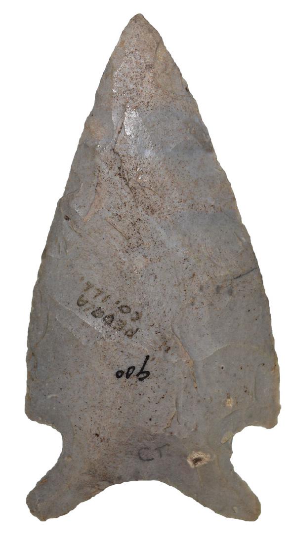 3 1/2"  Stilwell.  Peoria Co, IL.  Ex-Earl Townsend. (1 of 3)