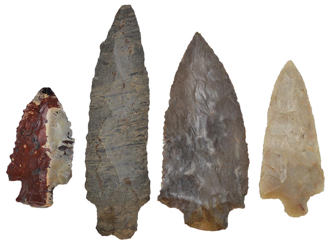 Four nice Southern Points (2 3/8"-4 9/16").  Each has a (1 of 5)