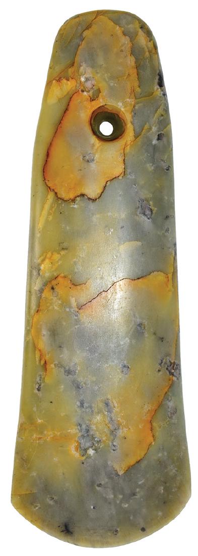 11 7/16" Chinese Pendant.  Exotic material.  Age (1 of 2)