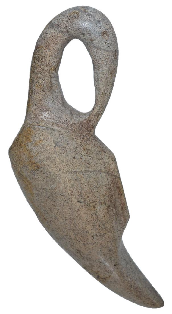 5 1/2" Heron Pipe.  Great Lakes Region.  Historic, (1 of 4)