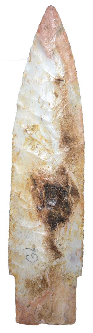 4 15/16" Scottsbluff.  Randolph Co, MO.   Pictured in (1 of 4)