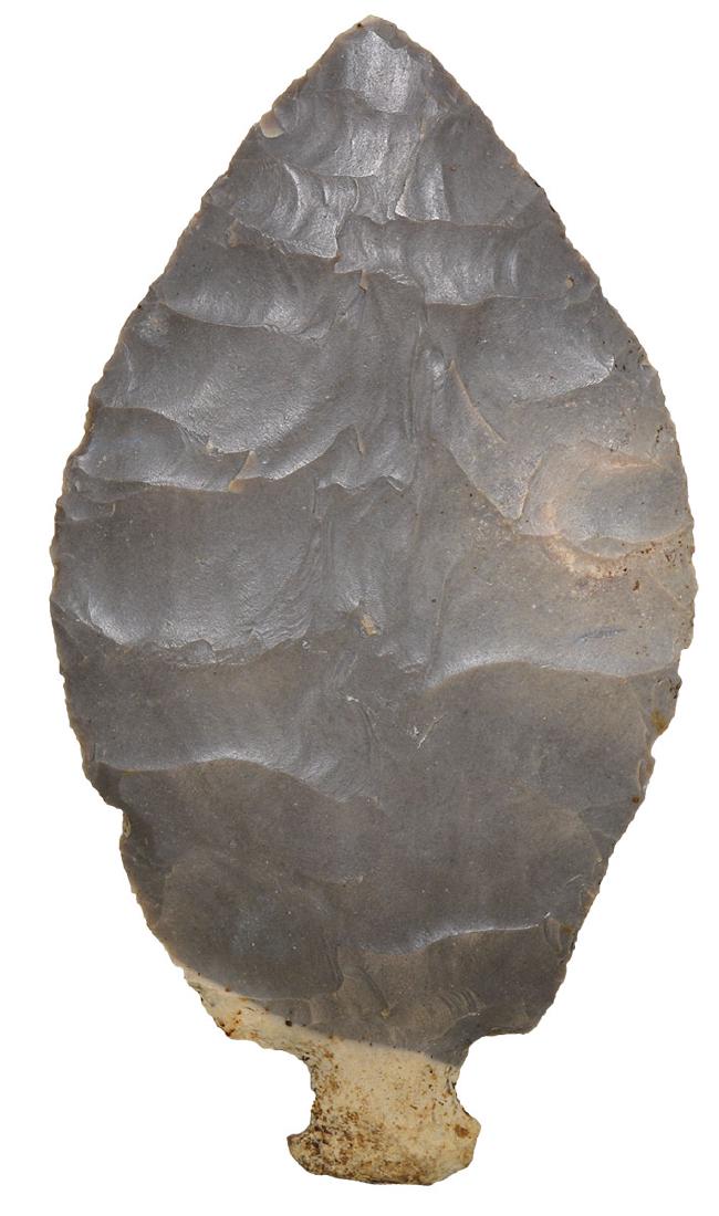 4 5/8" Early Ovoid Knife.  Hart Co, KY.   Ex-Gary Noel, (1 of 3)