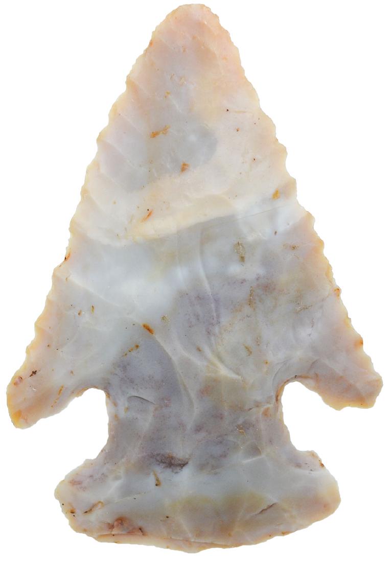 2 3/8" Thebes. Hardin Co, OH. Perino COA.: 2 3/8" Thebes. Hardin Co, OH. Beveled, nice symmetry. Flintridge. Ex-Lonnie Hartline, Tony Putty, Bob Converse. Perino COA