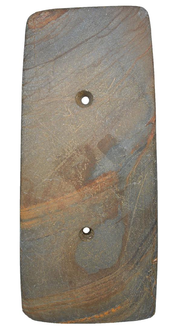 5 7/16" Slate Gorget.  Ohio.  Very good condition. (1 of 2)