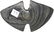 3 9/16" Double Notched Wing Bannerstone. Pictured in - 2