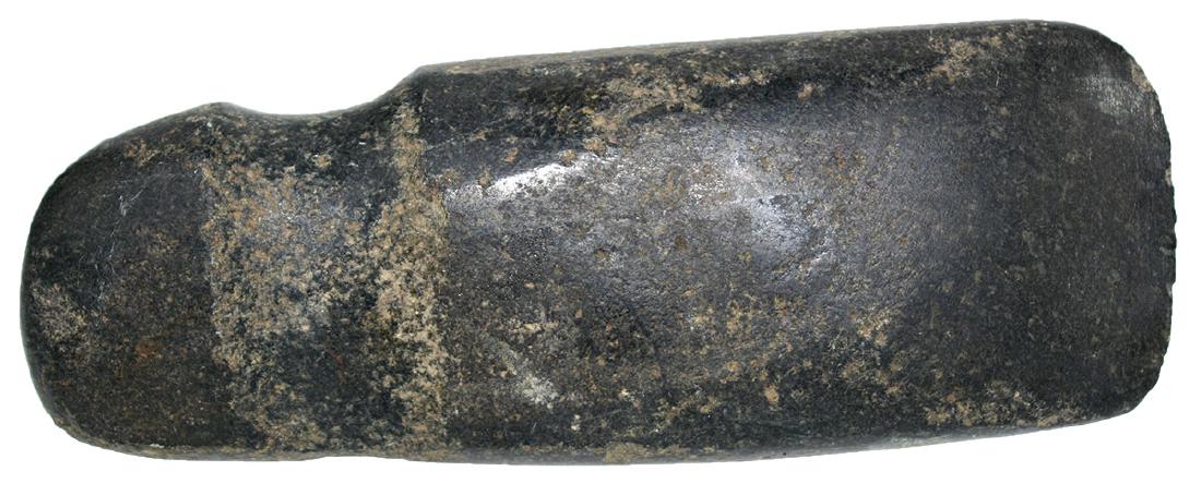 6 1/8" Hohokam Axe.  AZ.  Polished black hardstone. (1 of 2)