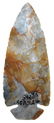 3 3/4" Dovetail. OH. Ex-Earl Townsend. Vivid blue