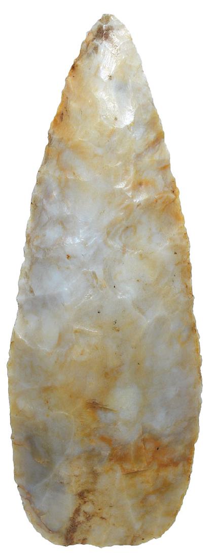 3 7/8" Ft. Ancient Blade.  Seneca Co, OH.  Flintridge. (1 of 3)