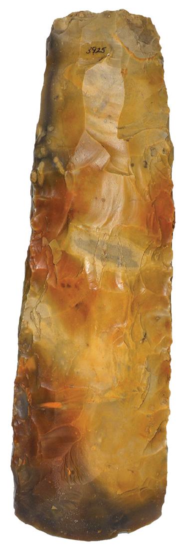 10 3/4" Square Sided Danish Celt.  Denmark.  Worked on (1 of 2)