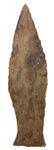 4 3/4"" Copena Fishtail. Stewart Co, TN. Light Dover. - 2