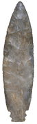 8 3/8" Double Notched Benton. Perino COA. Grundy Co, - 2