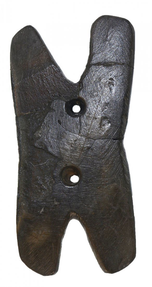 Rare 3 3/16" Reel Gorget.  KY.  Davis G8 COA.  Cannel (1 of 4)