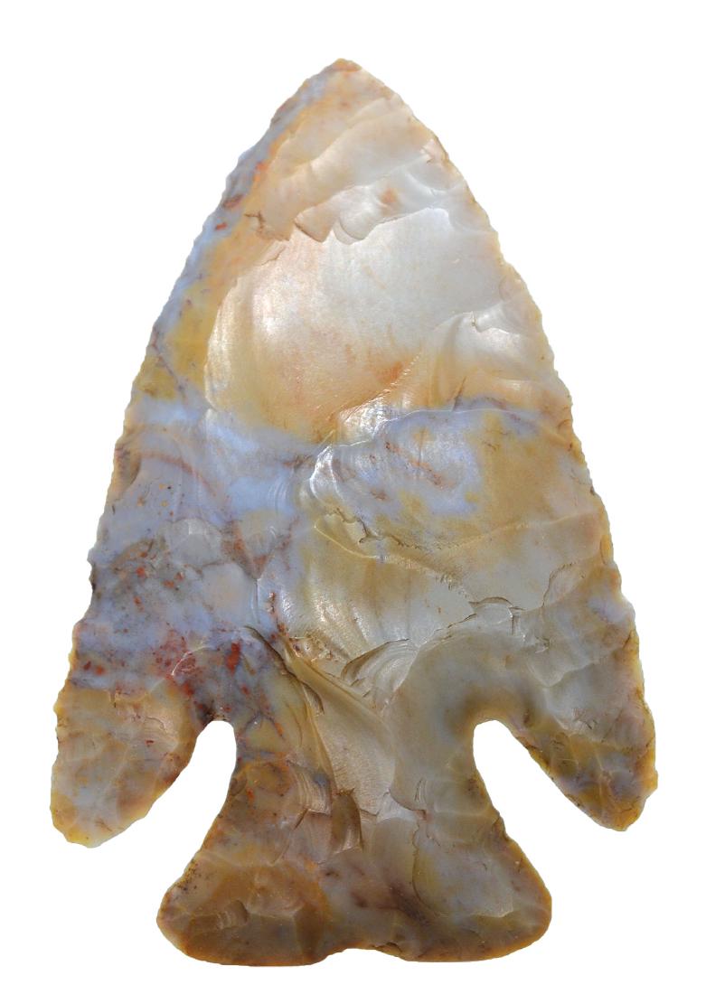 3 1/8" Archaic Bevel.  Richland Co, OH.  Colorful (1 of 2)