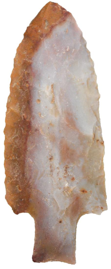 3 1/2" Stemmed Point.  Wilson, AR.  Novaculite. (1 of 2)