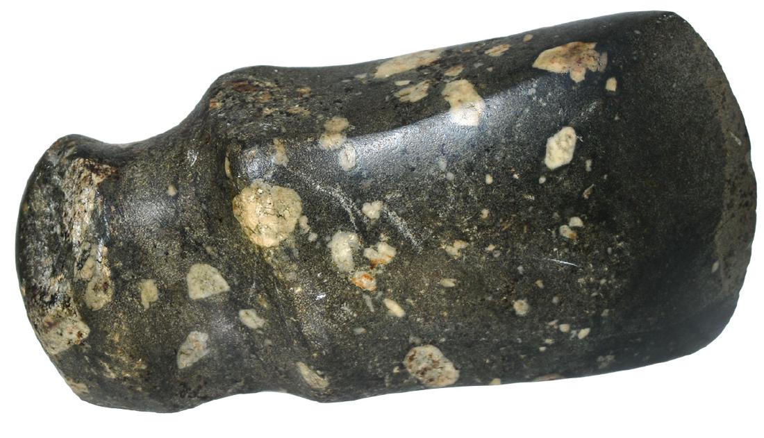 5" 3/4 Groove Porphyry Axe.  Wapello Co, IA.  Ex-Steve (1 of 6)