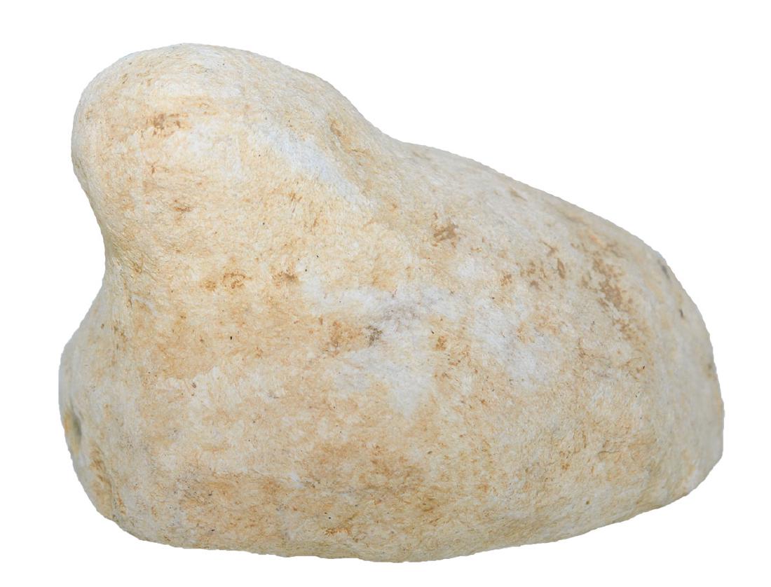 2 5/8" Galena Bust Birdstone. Bath Co, KY. Ex-Capt.: 2 5/8" Galena Bust Birdstone. Bath Co, KY. Undrilled. Ex-Capt. Tom Miller, Tom Davis (1980's)