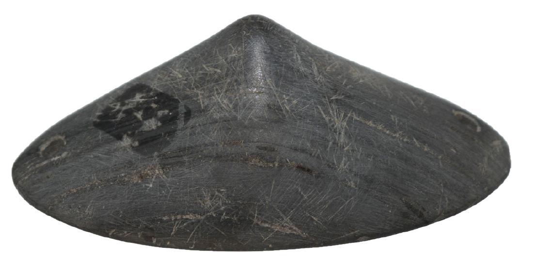 3" Slate Boatstone.  Crawford Co, OH.  Well made, (1 of 4)