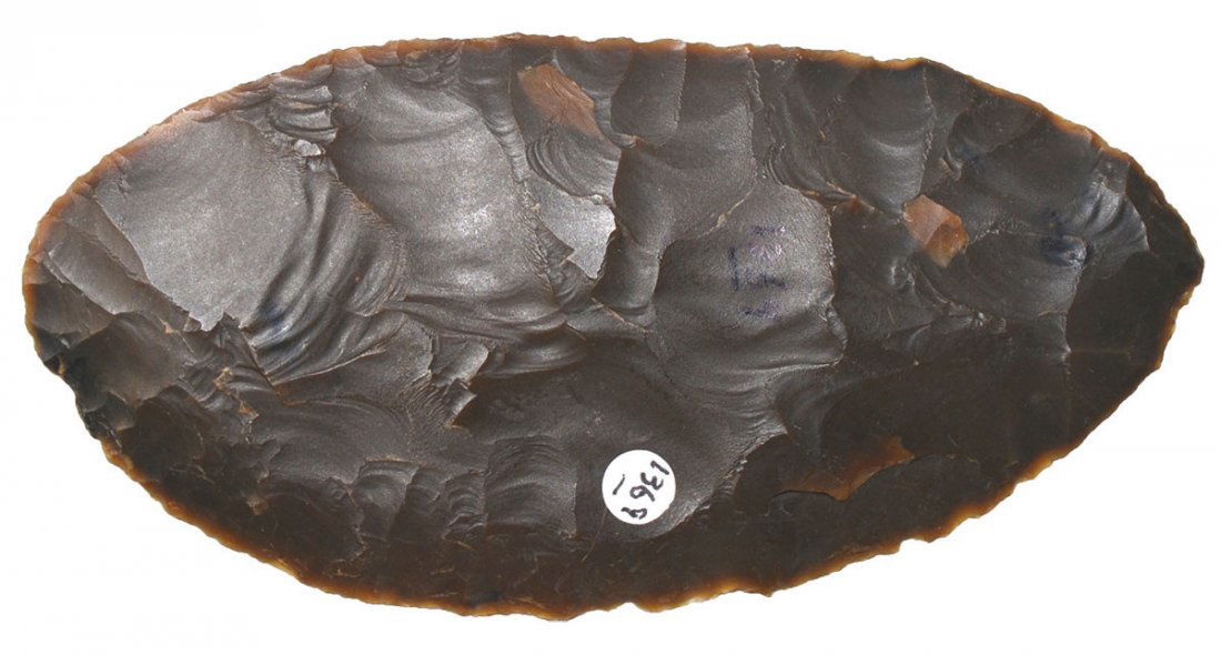 4 3/16" Archaic Knife.  Fremont Co, WY.  Rogers COA. (1 of 3)